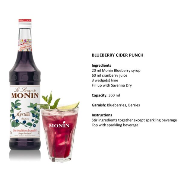 Monin Blueberry Syrup - Image 2