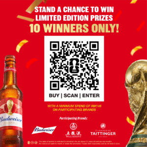 Budweiser Bottle 4 bottles x 330ml (FIFA Version)