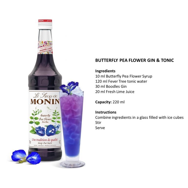 Buy Monin Butterfly Pea Syrup Online in Malaysia Luen Heng