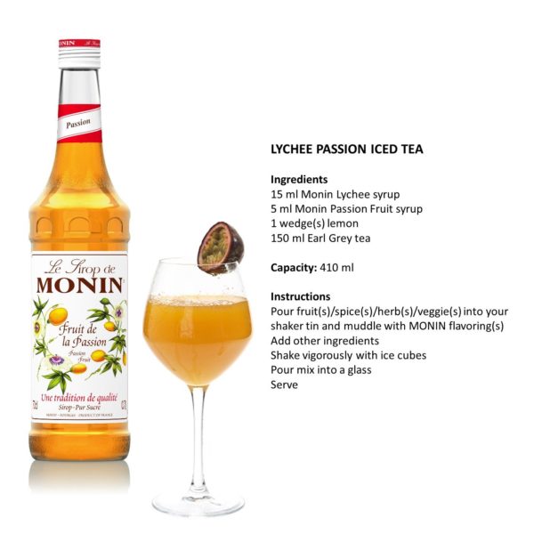 Monin Passion Fruit Syrup - Image 2