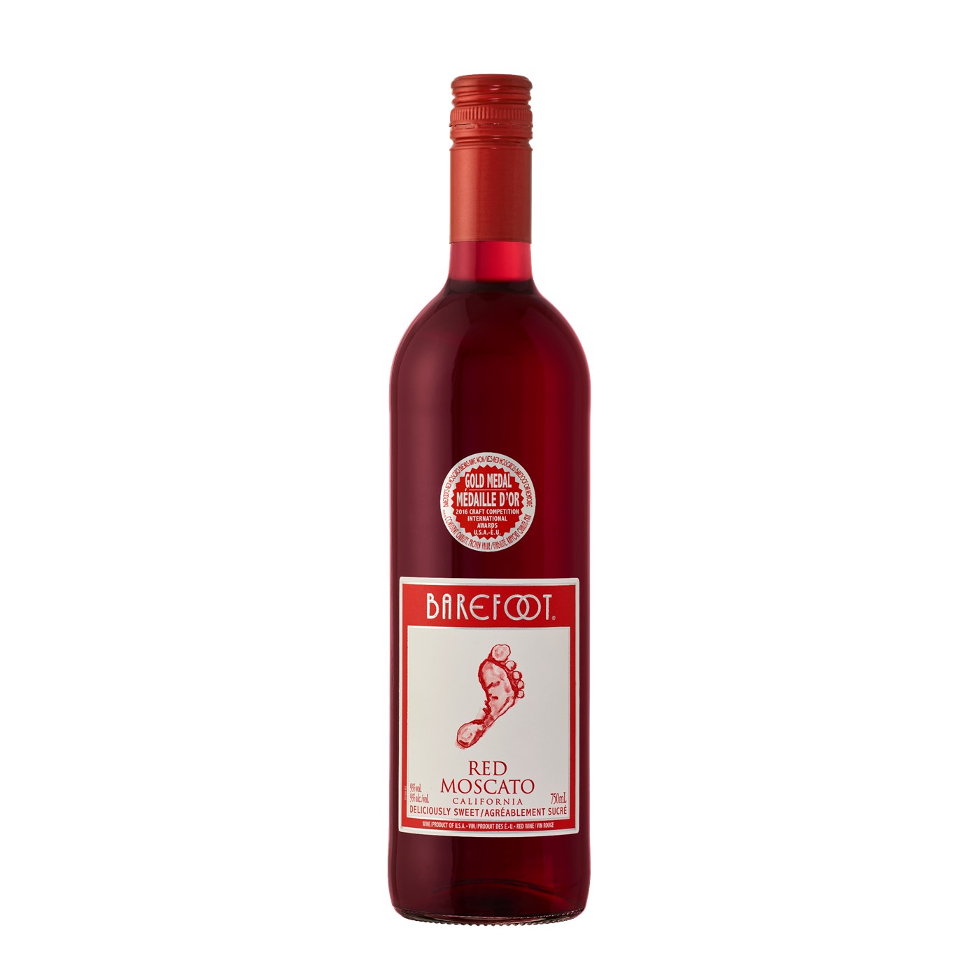 Barefoot Red Moscato