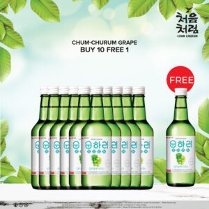 Chum-Churum Grape Buy 10 FREE 1