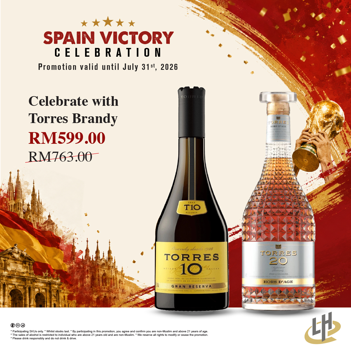 Celebrate with Torres Brandy