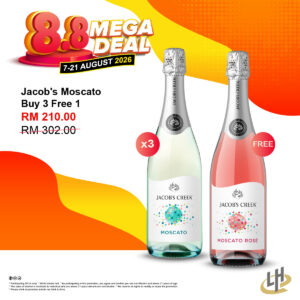 Jacob's Moscato Promo Buy 3 Free 1