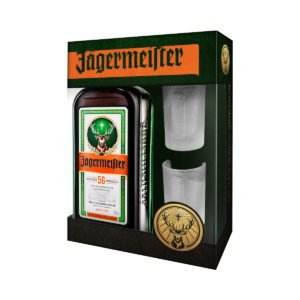 Jagermeister Gift Pack(70cl+2 ShotGlass)